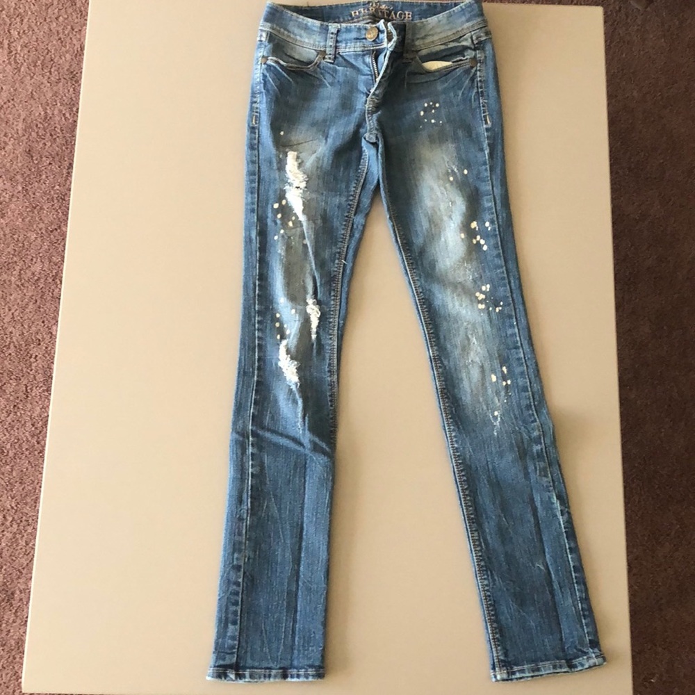 Urban heritage distressed jeans